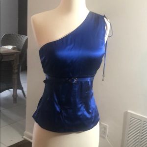 Silk Blue blouse